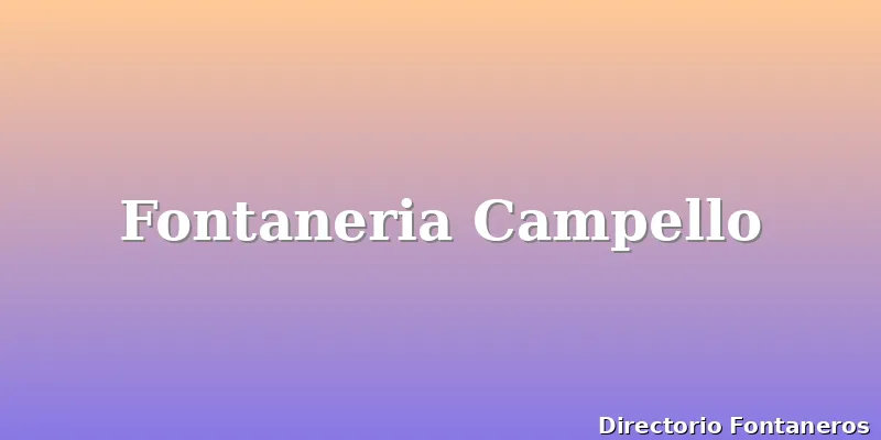 Fontaneria Campello