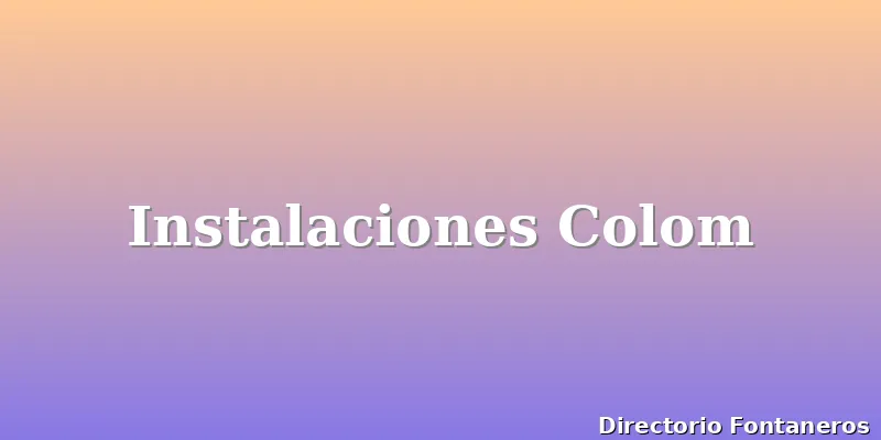 Instalaciones Colom