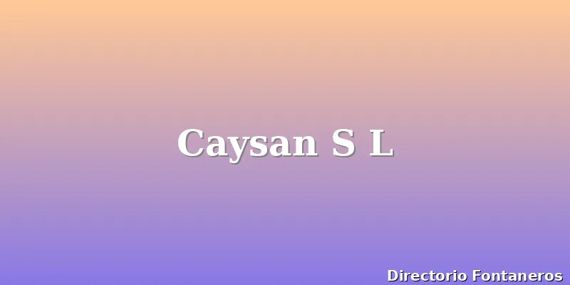 Caysan S L