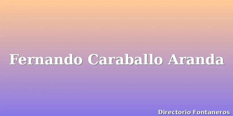 Fernando Caraballo Aranda