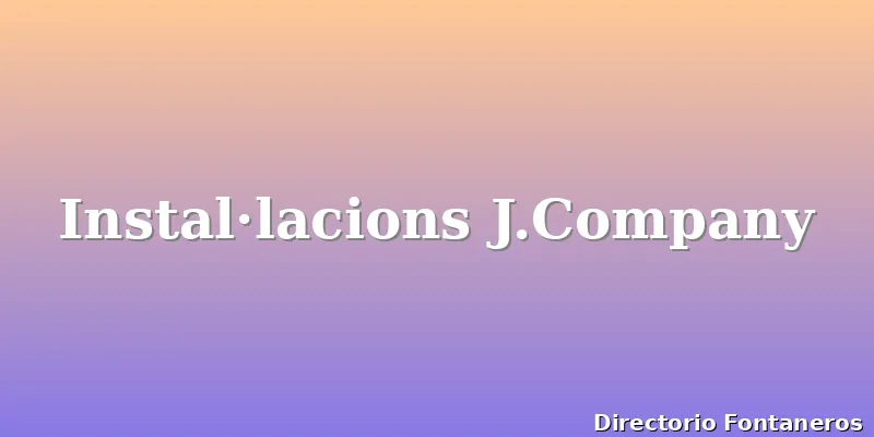 Instal·lacions J.Company