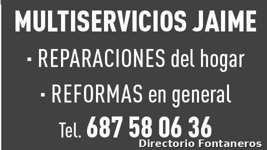 Jaime Sarrado- Reformas de cocinas y baños. Multiservicios en monzón