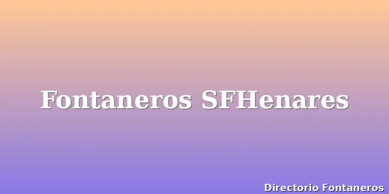 Fontaneros SFHenares