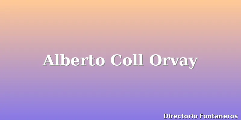 Alberto Coll Orvay