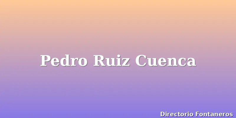 Pedro Ruiz Cuenca
