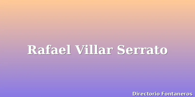 Rafael Villar Serrato