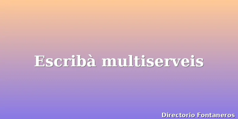 Escribà multiserveis