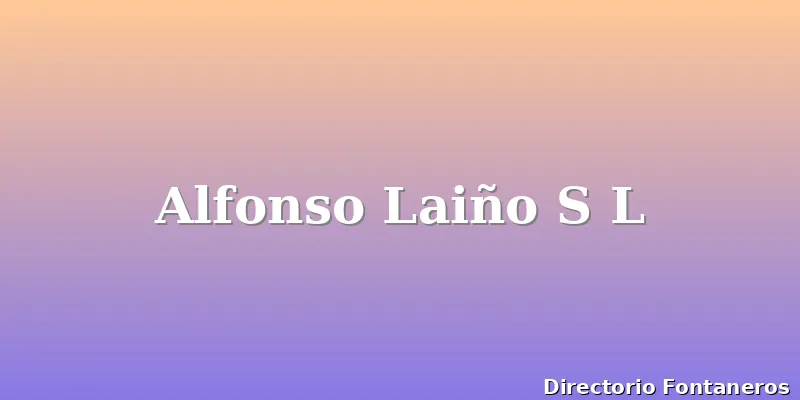 Alfonso Laiño S L
